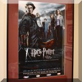 C08. Framed French Harry Potter movie poster. 